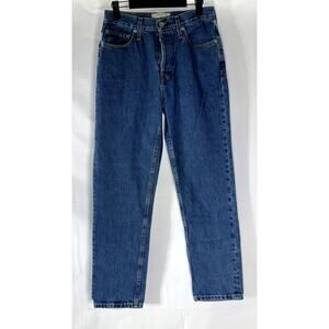 EVERLANE Women's Dark Blue Denim The 90's Cheeky Organic Cotton Ankle Jean SZ 26